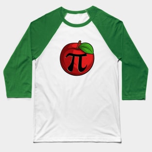 Apple Pi Math Joke Baseball T-Shirt